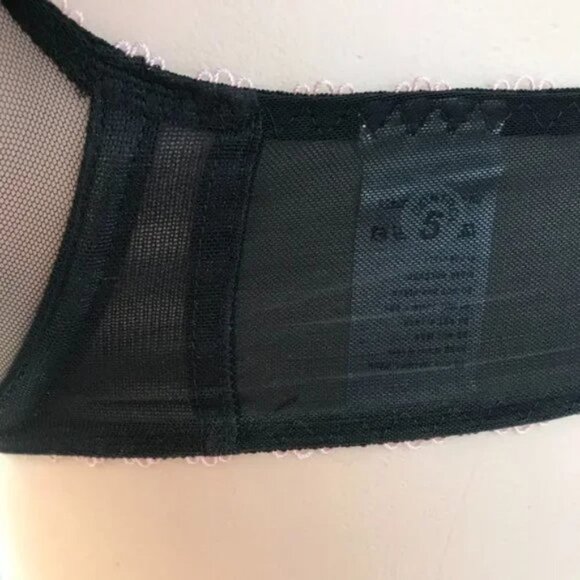 Freya Arabella Sheer Plunge Bra Black Full Bust Support 34DD - Picture 6 of 16